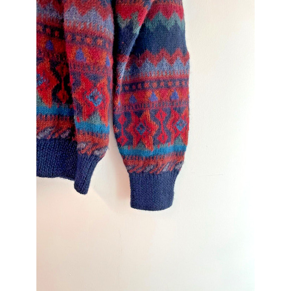 The Peruvian Connection Women's Large Multicolored Alpaca Pullover Sweater - Picture 7 of 8